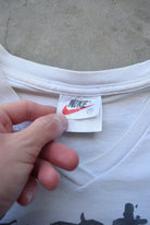 Nike White Graphic Tee — 1990s (S/M) - Retrospective Store
