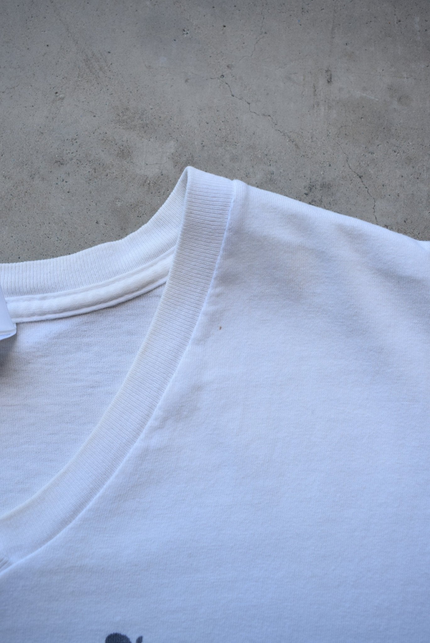 Nike White Graphic Tee — 1990s (S/M) - Retrospective Store