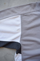 Nike White & Grey Embroidered Swoosh Crewneck — 1990s (XL) - Retrospective Store