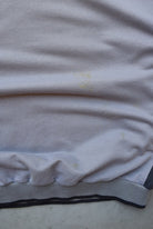 Nike White & Grey Embroidered Swoosh Crewneck — 1990s (XL) - Retrospective Store