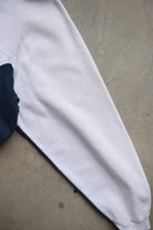 Nike White & Navy Embroidered Spellout Crewneck — 1990s (XL) - Retrospective Store