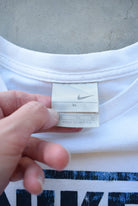 Nike White Spellout Tee — 2000s (XL) - Retrospective Store