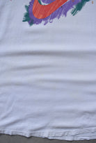 Nike White Swoosh Tee — 1990s (L) - Retrospective Store