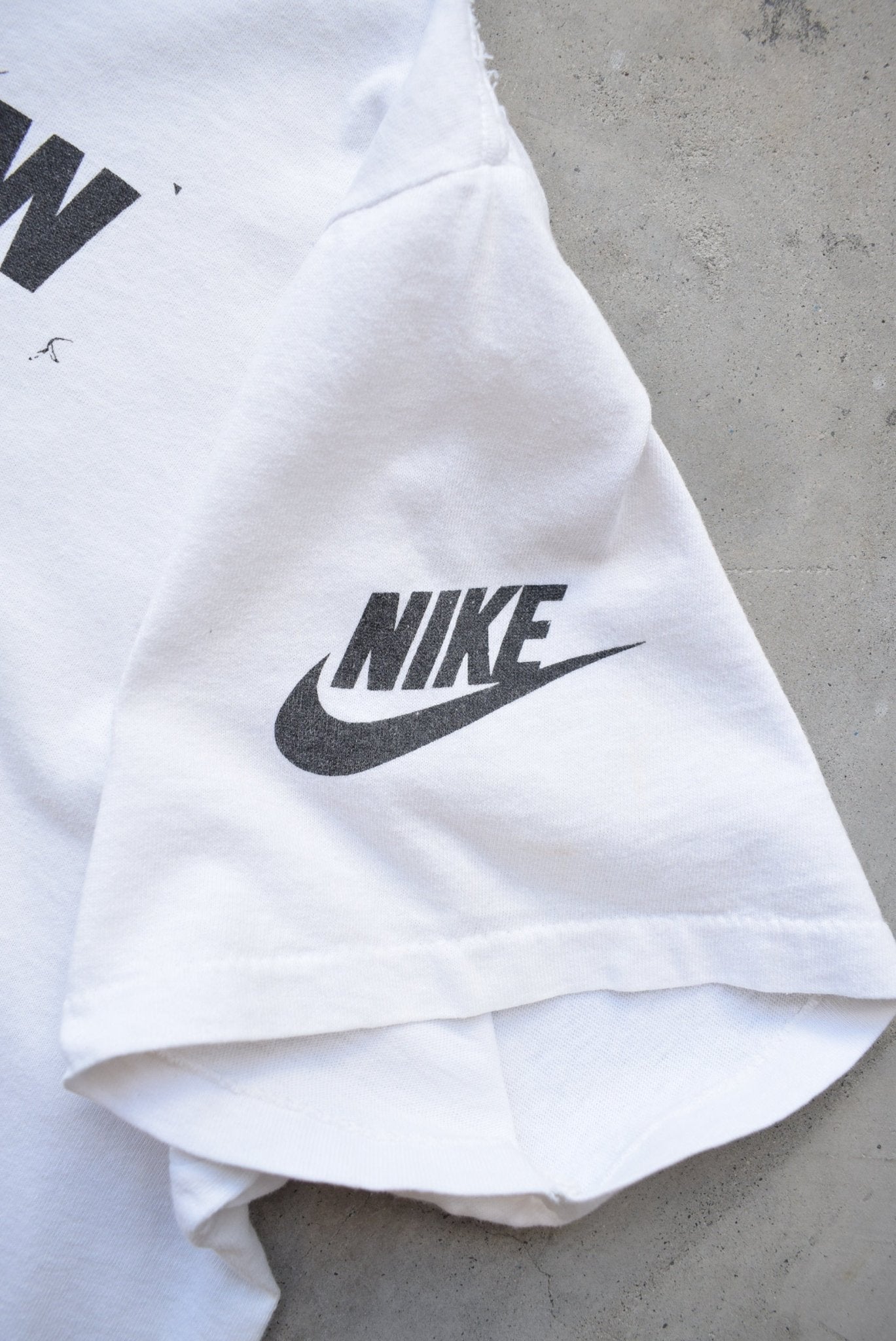 Nike x Bo Jackson White Graphic Tee — 1990s (L) - Retrospective Store
