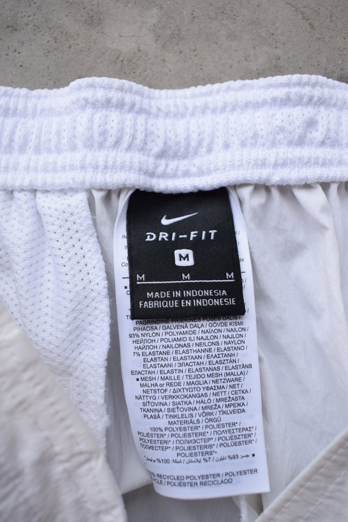 Nike x England National Football Team White Embroidered Track Pants — 2000s (S) - Retrospective Store