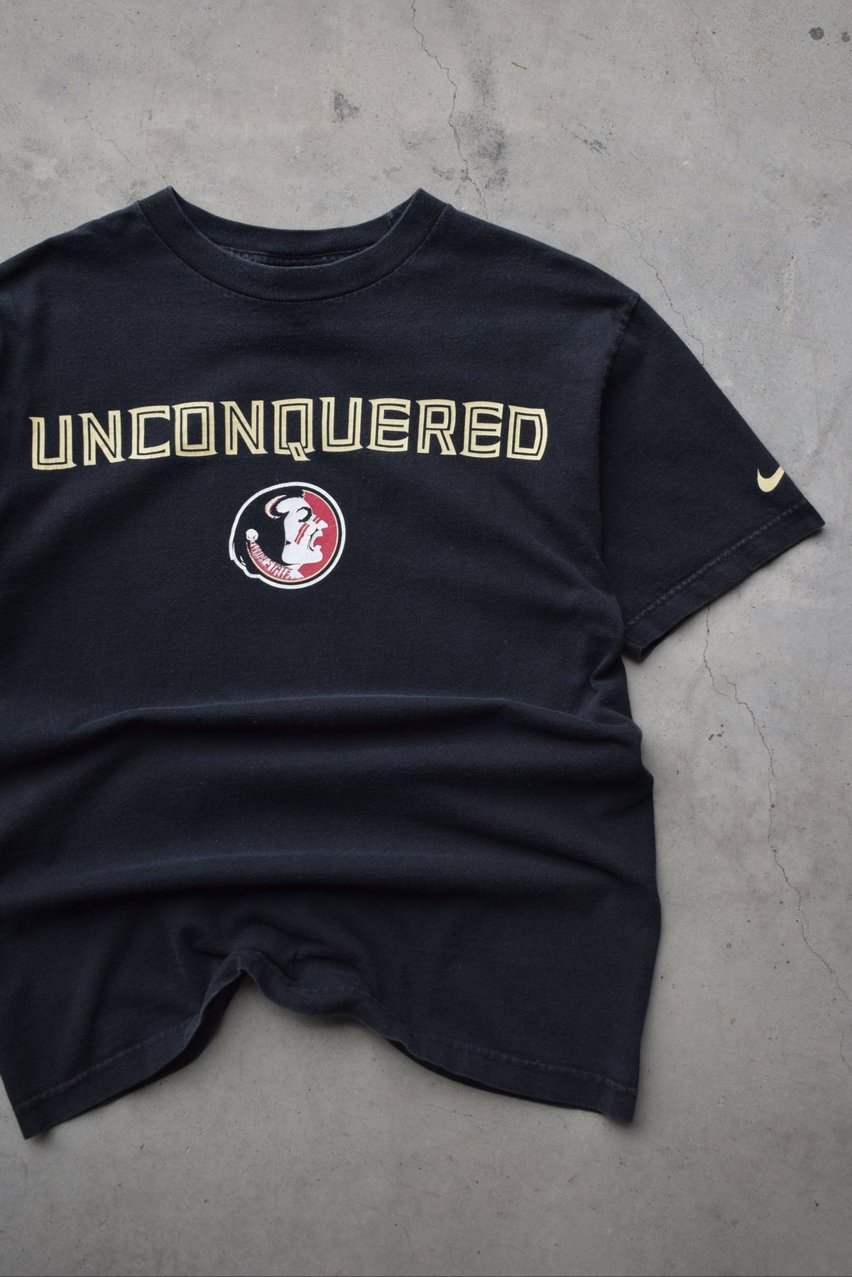 Nike x Florida State Seminoles Black Graphic Tee — 2000s (M) - Retrospective Store