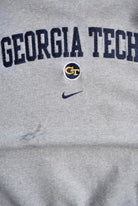 Nike x Georgia Tech University Grey Embroidered Crewneck — 2000s (L/XL) - Retrospective Store
