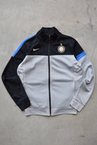 Nike x Inter Milan FC Black & Grey Embroidered Jacket — 2000s (XS/S) - Retrospective Store