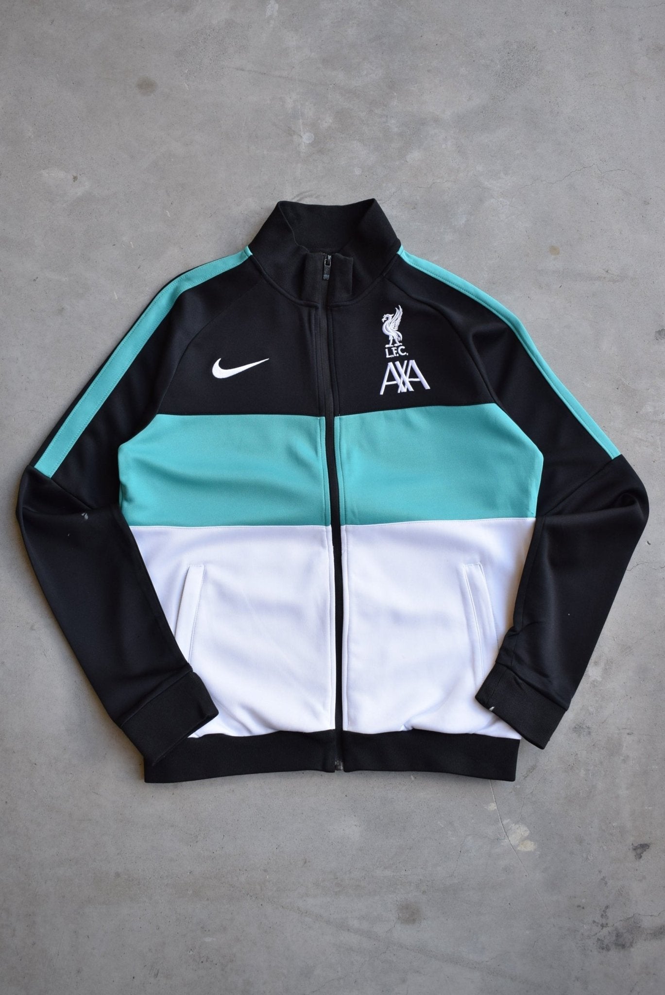 Nike x Liverpool FC Black Embroidered Jacket — 2000s (M) - Retrospective Store