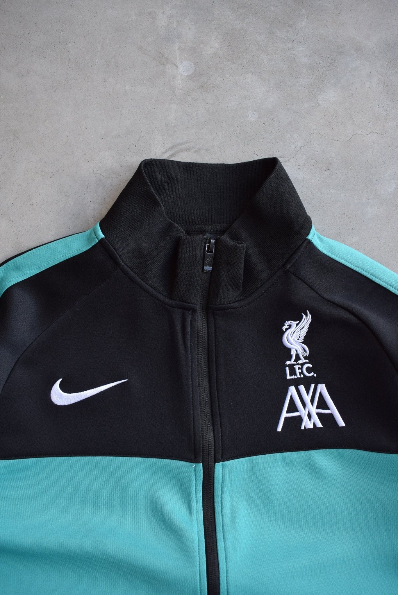 Nike x Liverpool FC Black Embroidered Jacket — 2000s (M) - Retrospective Store