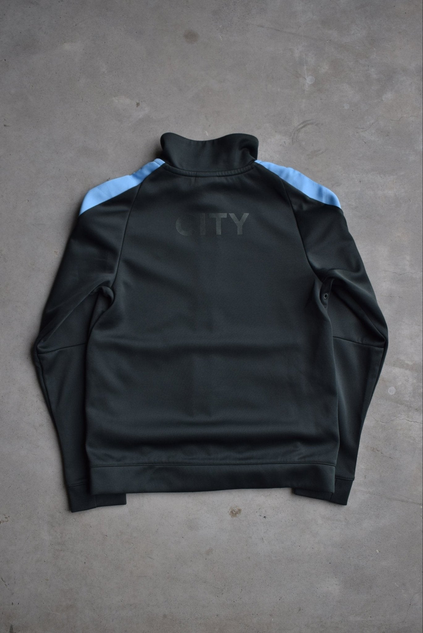 Nike x Manchester City Black Embroidered Jacket — 2000s (XS) - Retrospective Store