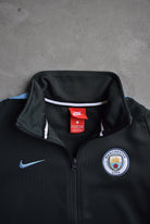 Nike x Manchester City Black Embroidered Jacket — 2000s (XS) - Retrospective Store