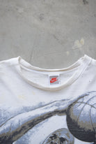 Nike x Michael Jordan White Graphic Tee — 1990s (M/L) - Retrospective Store