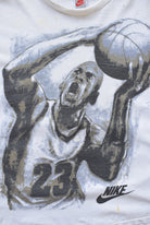 Nike x Michael Jordan White Graphic Tee — 1990s (M/L) - Retrospective Store