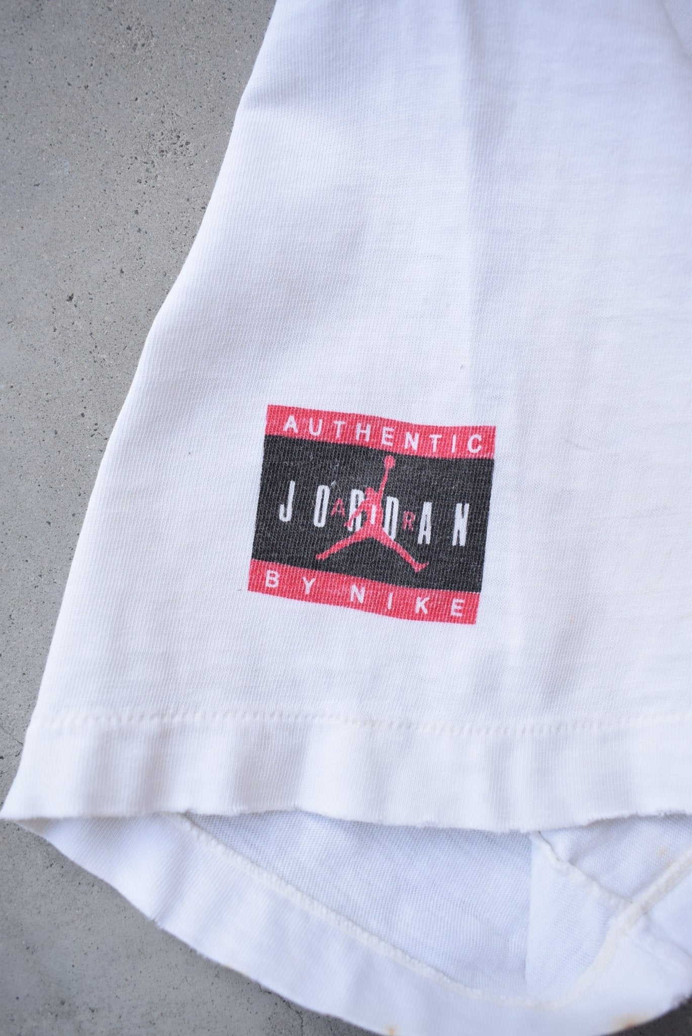 Nike x Michael Jordan White Graphic Tee — 1990s (M/L) - Retrospective Store