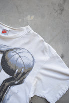 Nike x Michael Jordan White Graphic Tee — 1990s (M/L) - Retrospective Store