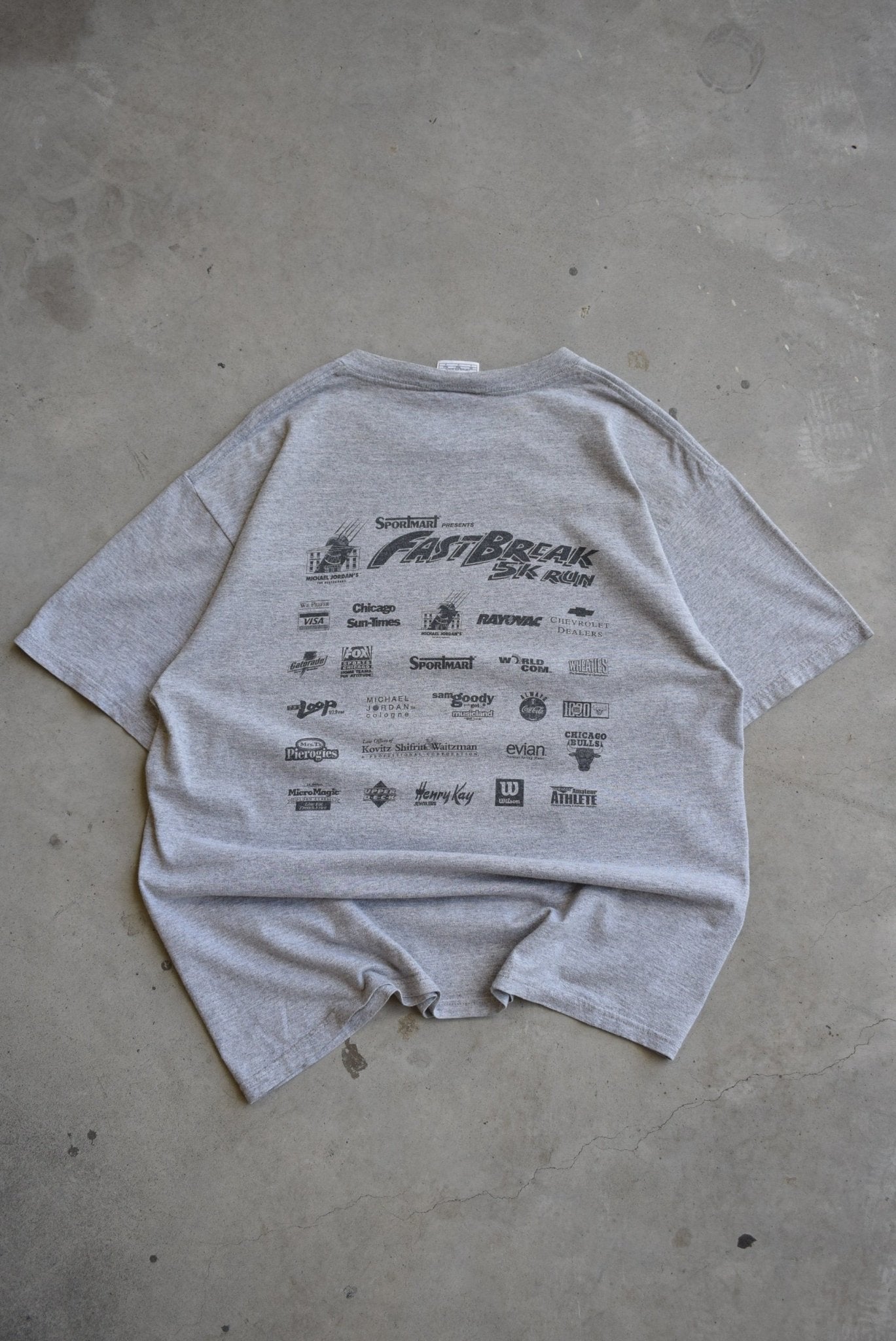 Nike x Michael Jordan's Restaurant Jam Fest Tee — 1990s (M/L) - Retrospective Store