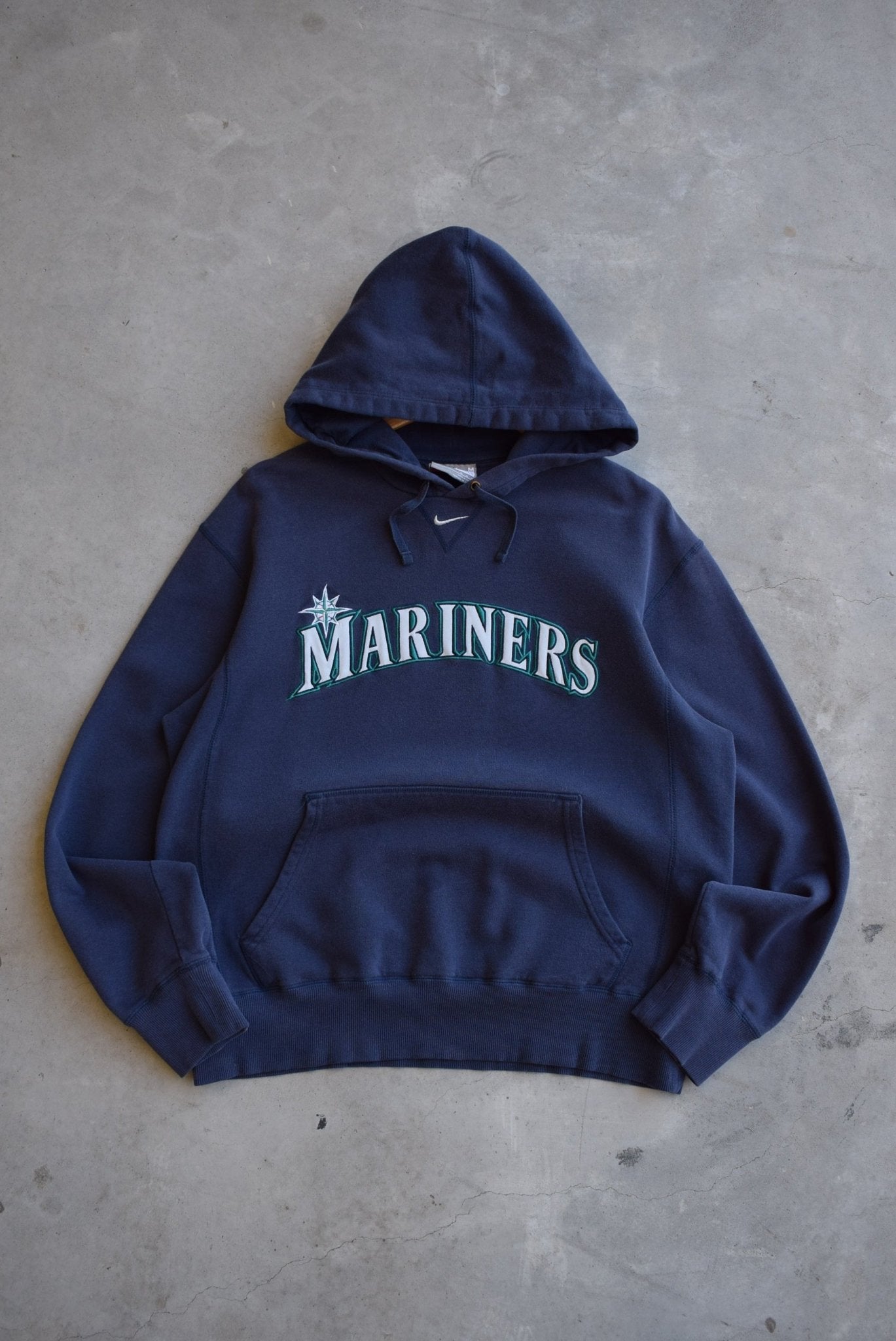 Nike x MLB Seattle Mariners Embroidered Hoodie — 2000s (M) - Retrospective Store