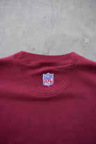 Nike x NFL Washington Redskins Burgundy Embroidered Crewneck — 2000s (XXL) - Retrospective Store