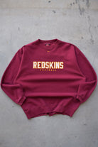 Nike x NFL Washington Redskins Burgundy Embroidered Crewneck — 2000s (XXL) - Retrospective Store