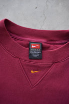 Nike x NFL Washington Redskins Burgundy Embroidered Crewneck — 2000s (XXL) - Retrospective Store
