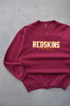 Nike x NFL Washington Redskins Burgundy Embroidered Crewneck — 2000s (XXL) - Retrospective Store