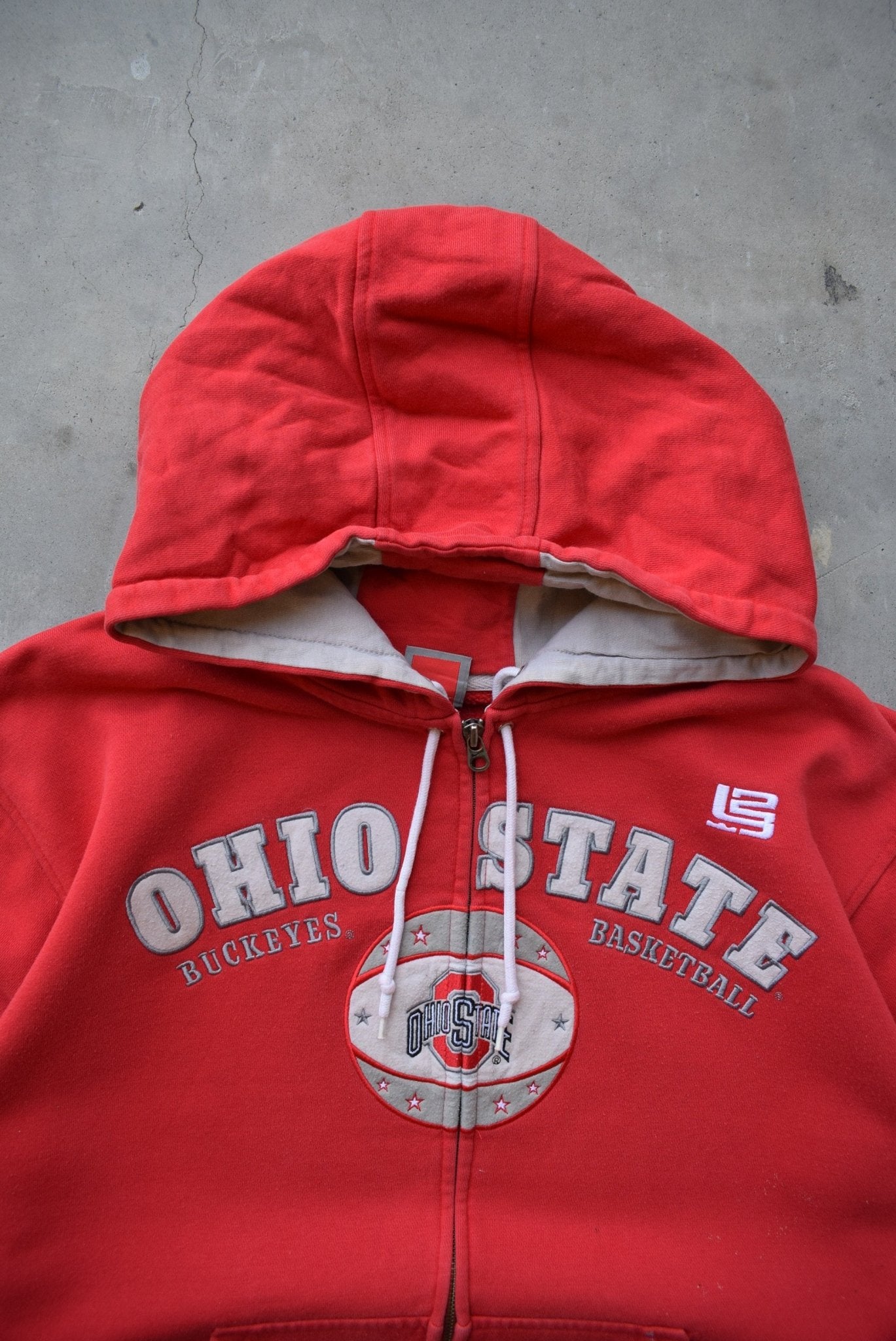 Nike x Ohio State University Embroidered Full-Zip Hoodie — 2000s (M/L) - Retrospective Store