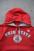 Nike x Ohio State University Embroidered Full-Zip Hoodie — 2000s (M/L) - Retrospective Store