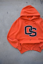 Nike x Oregon State University Orange Embroidered Hoodie — 2000s (M) - Retrospective Store