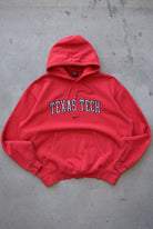Nike x Texas Tech University Red Embroidered Spellout Hoodie — 2000s (XL) - Retrospective Store