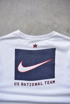 Nike x United States National Soccer Team White Graphic Tee — 1990s (M) - Retrospective Store