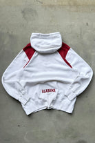 Nike x University of Alabama White & Burgundy Embroidered Hoodie — 2000s (XL) - Retrospective Store