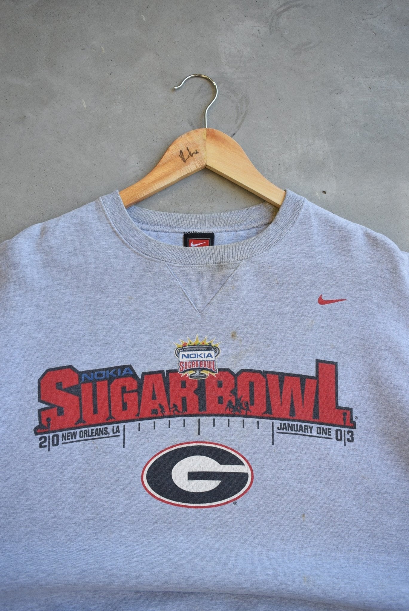 Nike x University of Georgia Bulldogs Crewneck — 2003 (L/XL) - Retrospective Store
