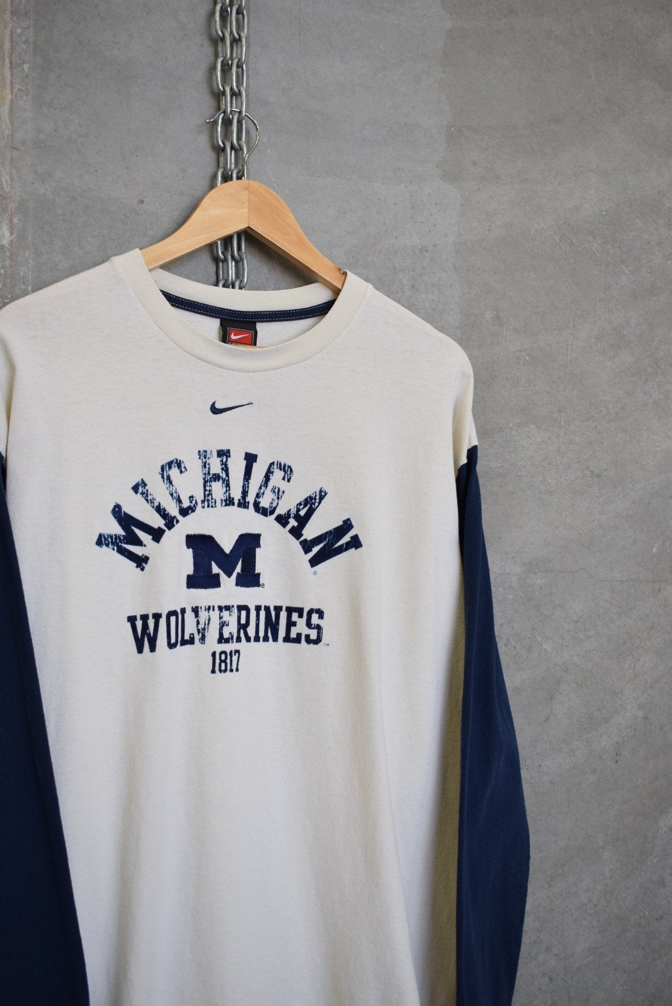 Nike X University of Michigan Long Sleeve Tee — 2000s (L/XL) - Retrospective Store