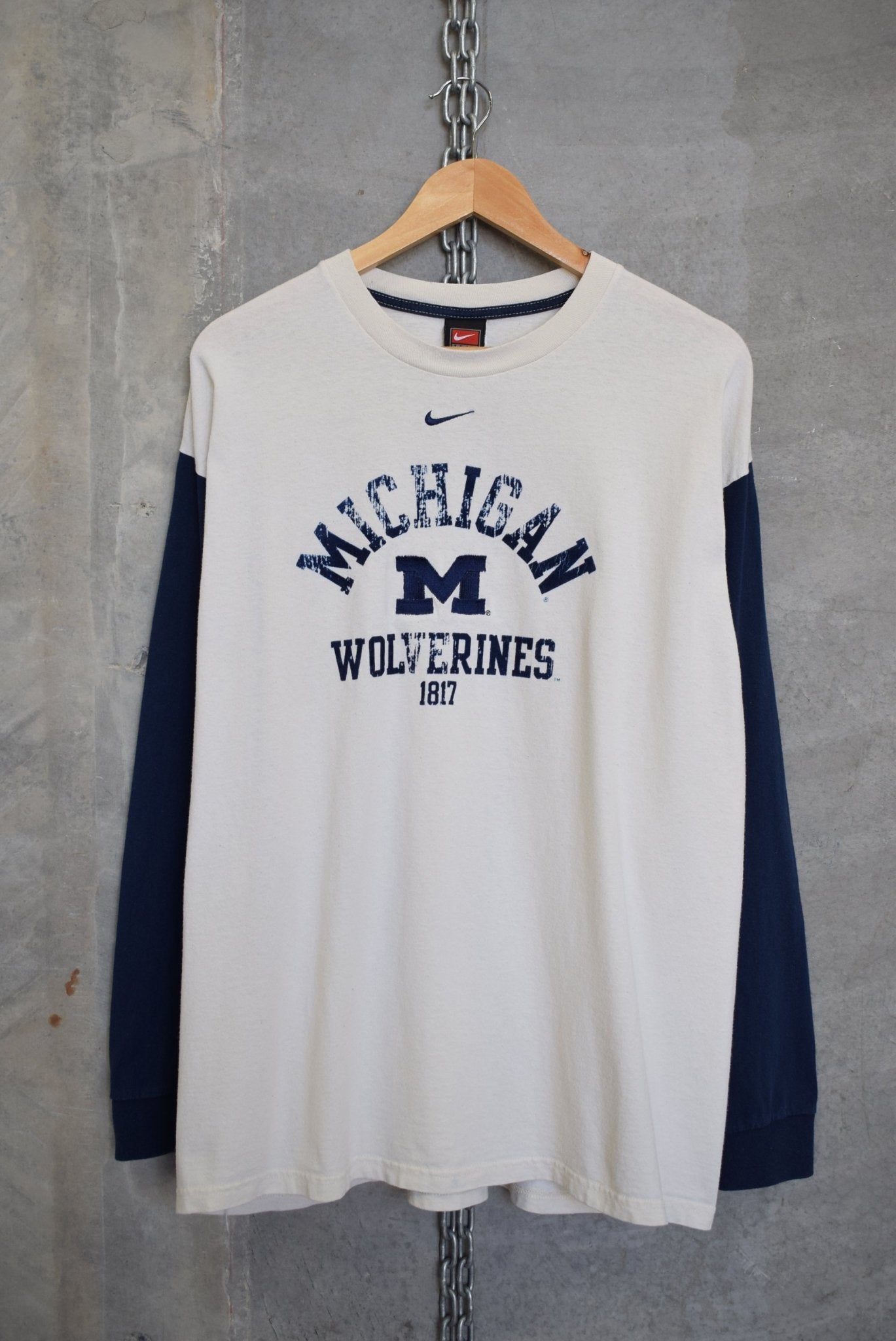 Nike X University of Michigan Long Sleeve Tee — 2000s (L/XL) - Retrospective Store