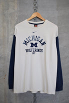 Nike X University of Michigan Long Sleeve Tee — 2000s (L/XL) - Retrospective Store