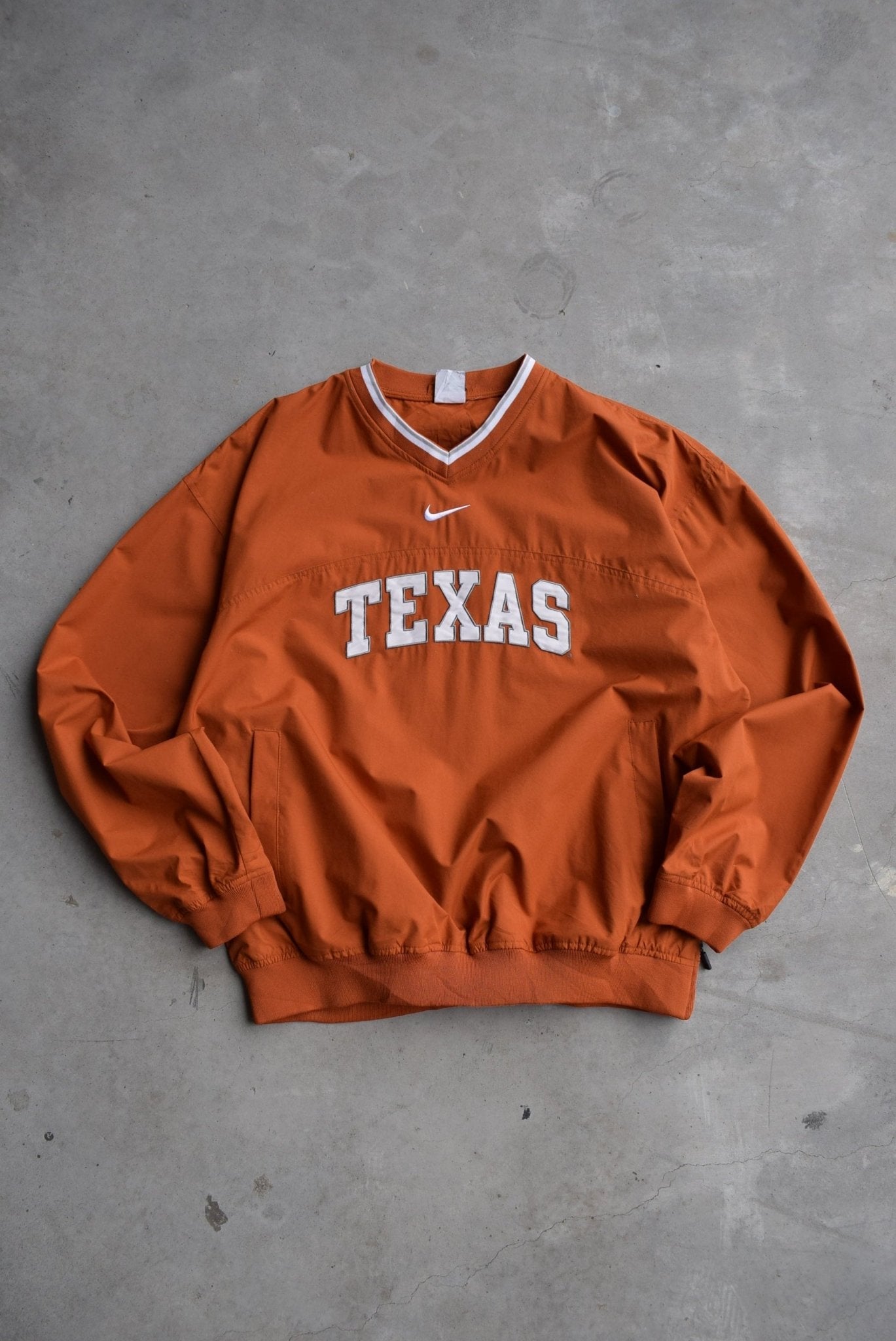 Nike x University of Texas Embroidered Pullover Jacket — 2000s (L) - Retrospective Store