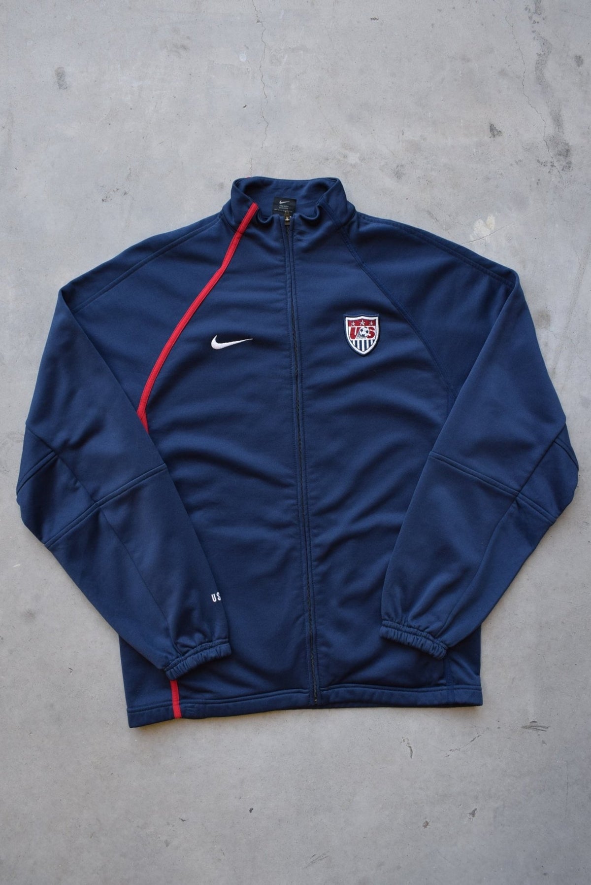 Nike x U.S. Soccer Navy Embroidered Jacket — 2000s (M) - Retrospective Store