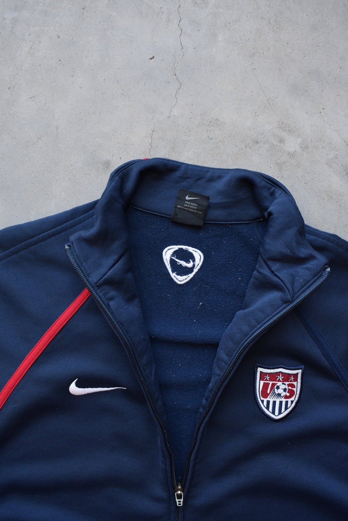 Nike x U.S. Soccer Navy Embroidered Jacket — 2000s (M) - Retrospective Store