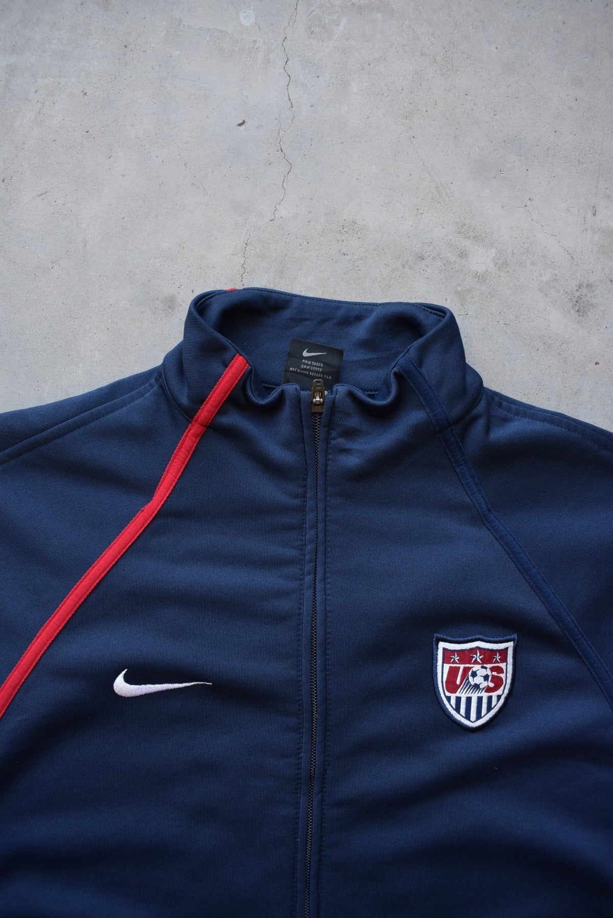 Nike x U.S. Soccer Navy Embroidered Jacket — 2000s (M) - Retrospective Store