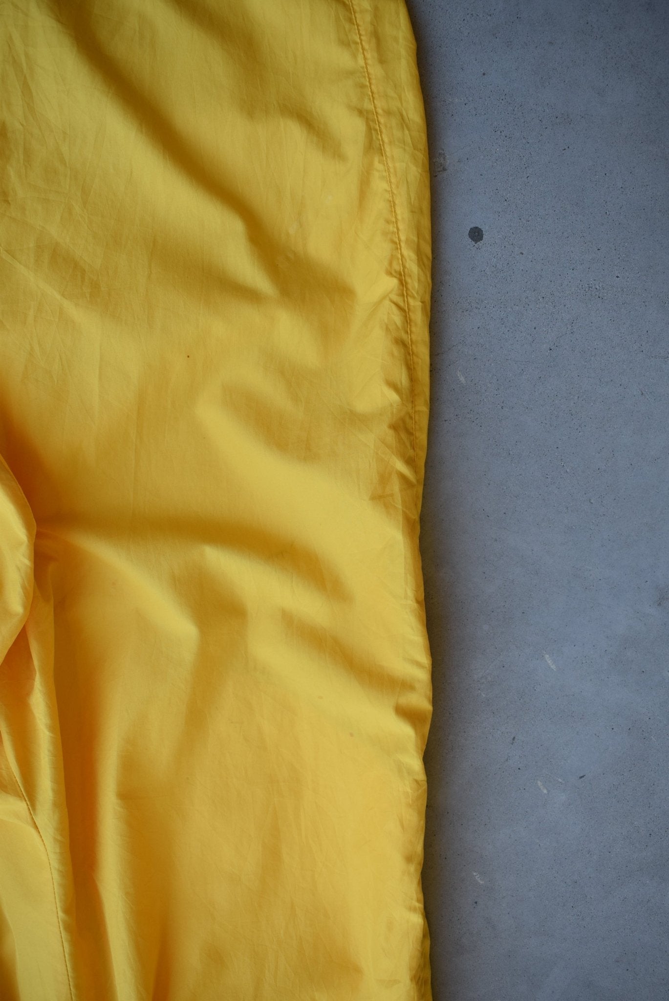 Nike Yellow Embroidered Swoosh Track Pants — 1990s (XS) - Retrospective Store