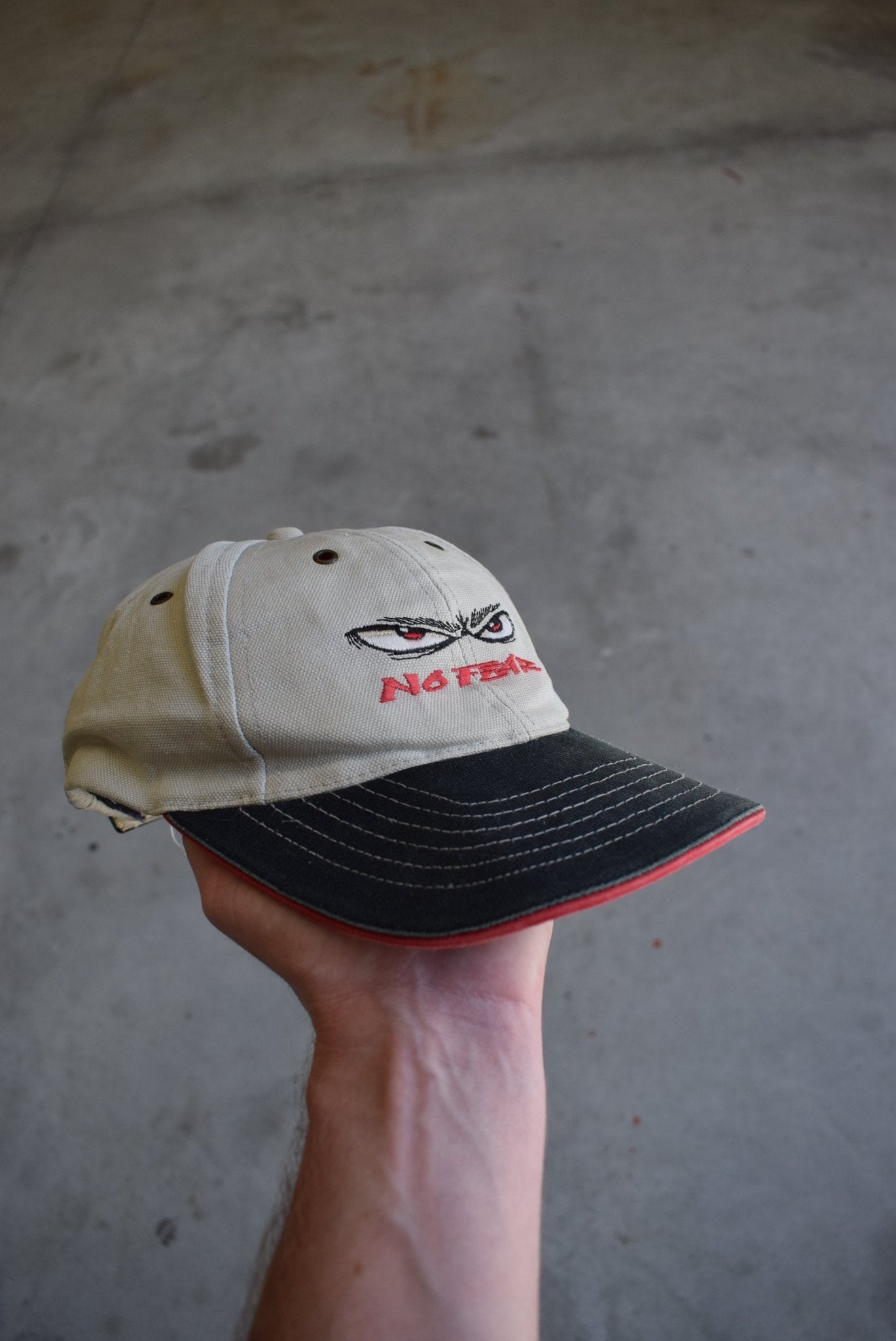 No Fear Embroidered Hat — 1990s - Retrospective Store