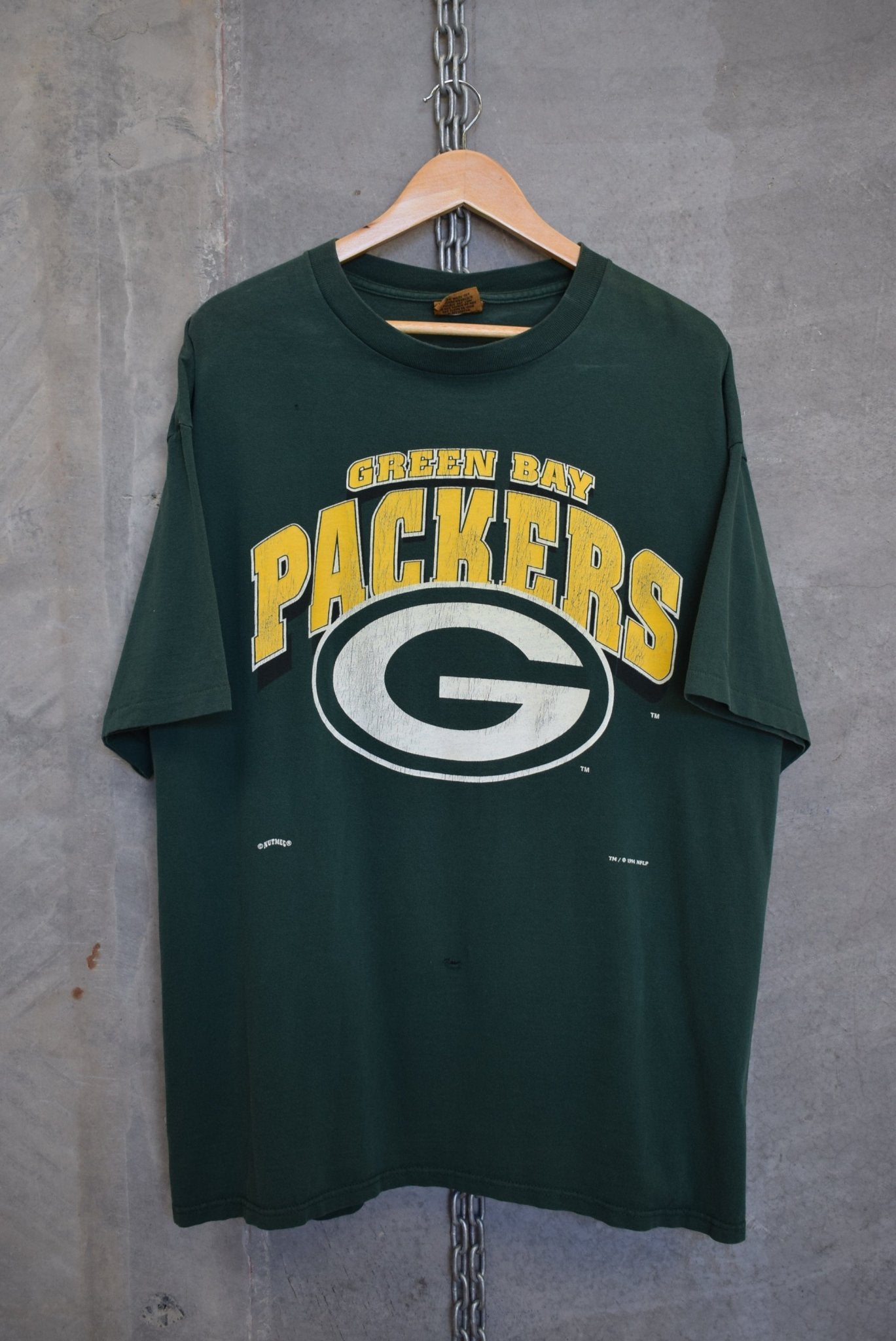 Nutmeg x NFL Green Bay Packers Tee — 1994 (XL) - Retrospective Store