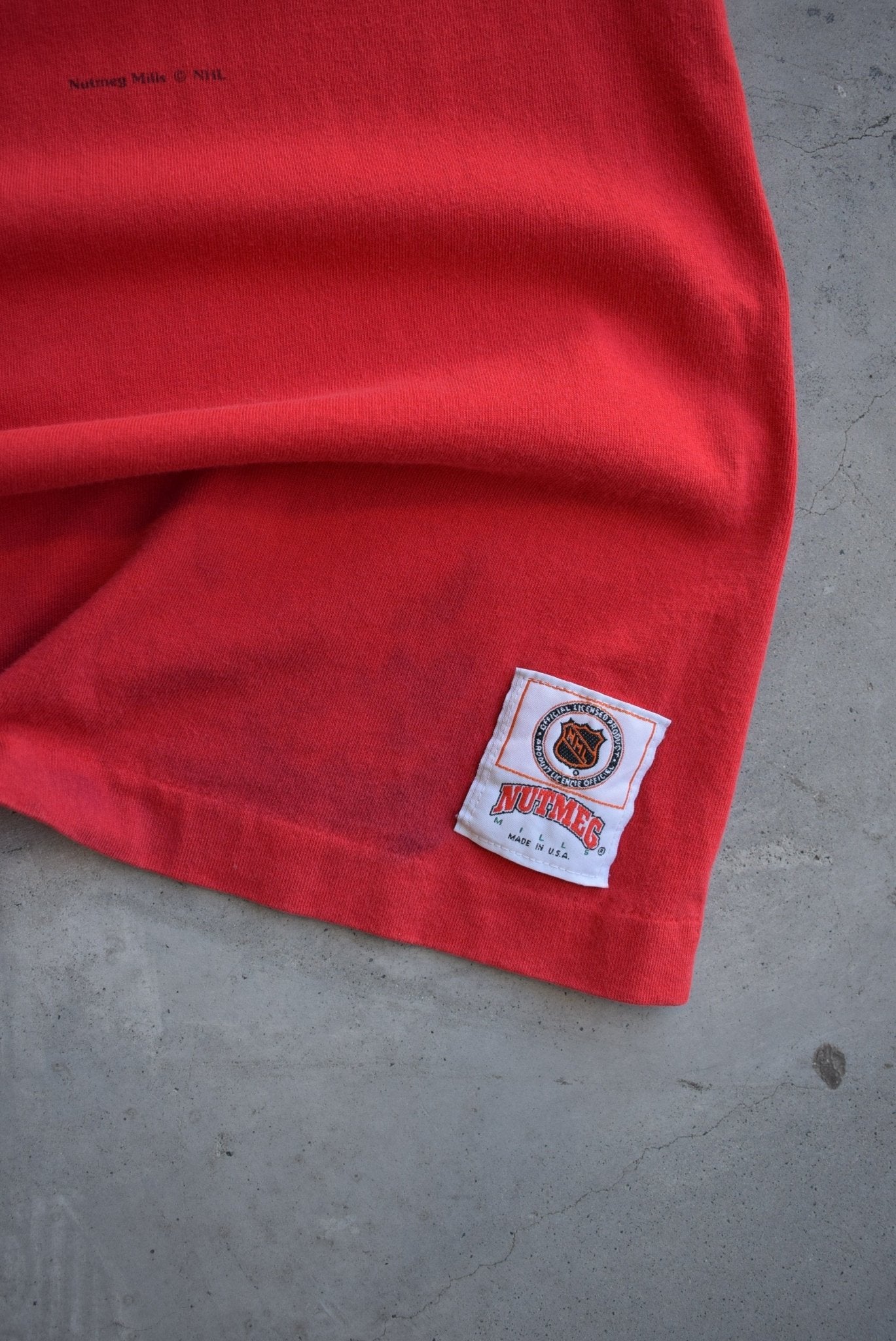 Nutmeg x NHL Detroit Redwings Tee — 1990s (L) - Retrospective Store