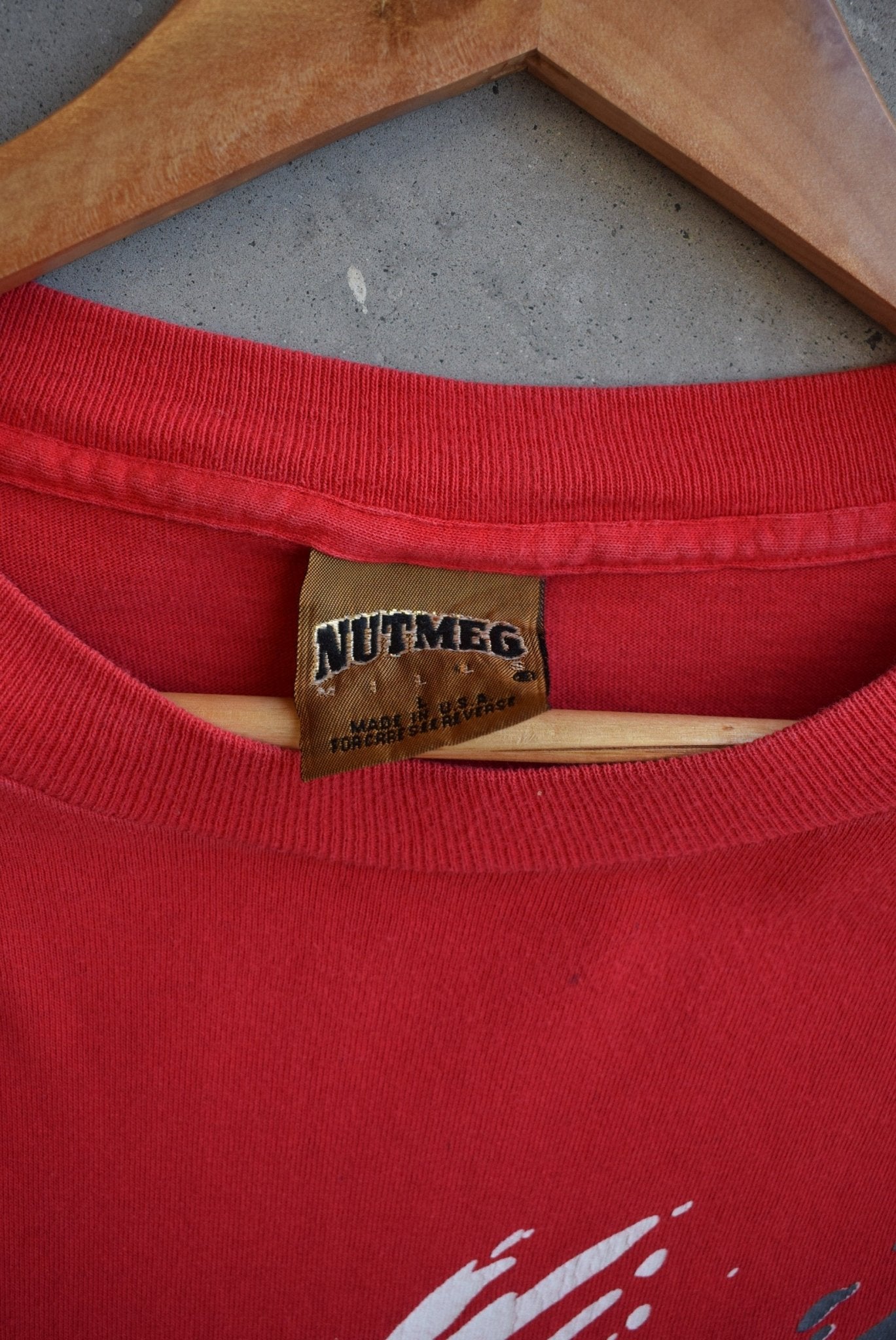 Nutmeg x NHL Detroit Redwings Tee — 1990s (L) - Retrospective Store