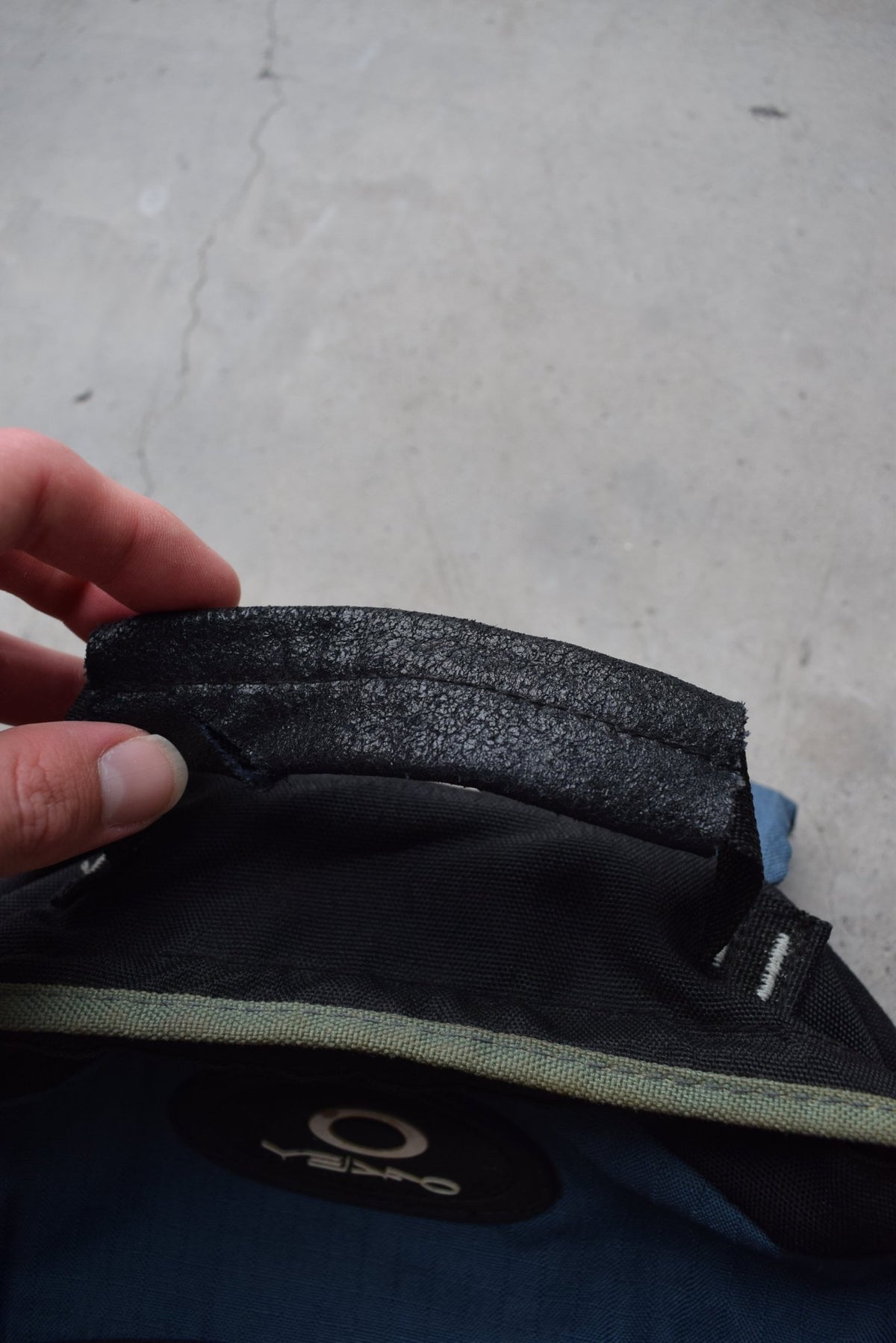 Oakley Blue & Black Utility Backpack — 2000s - Retrospective Store