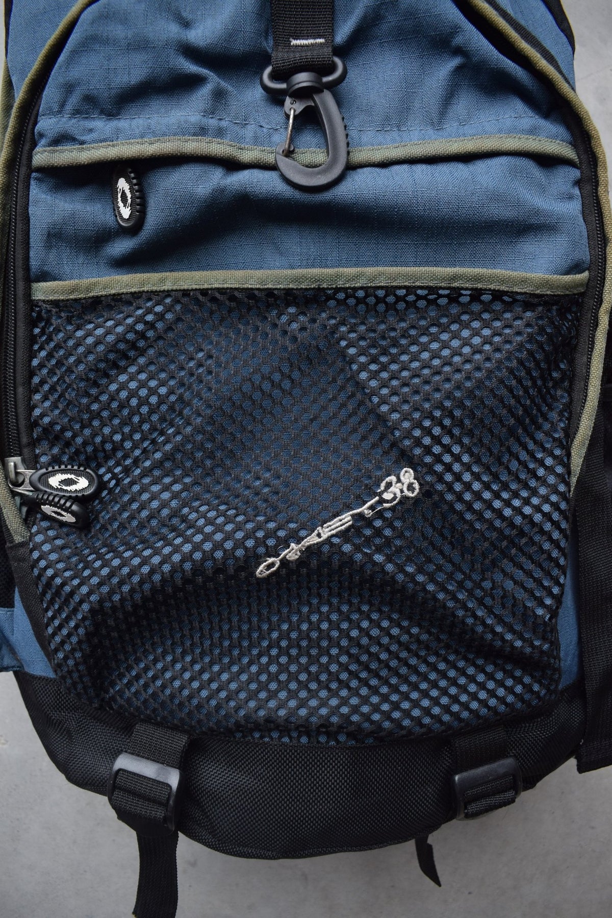 Oakley Blue & Black Utility Backpack — 2000s - Retrospective Store