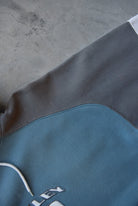 Oakley Blue & Grey Embroidered Spellout Hoodie — 2000s (M) - Retrospective Store