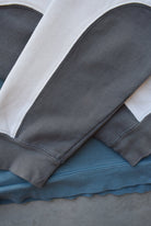 Oakley Blue & Grey Embroidered Spellout Hoodie — 2000s (M) - Retrospective Store