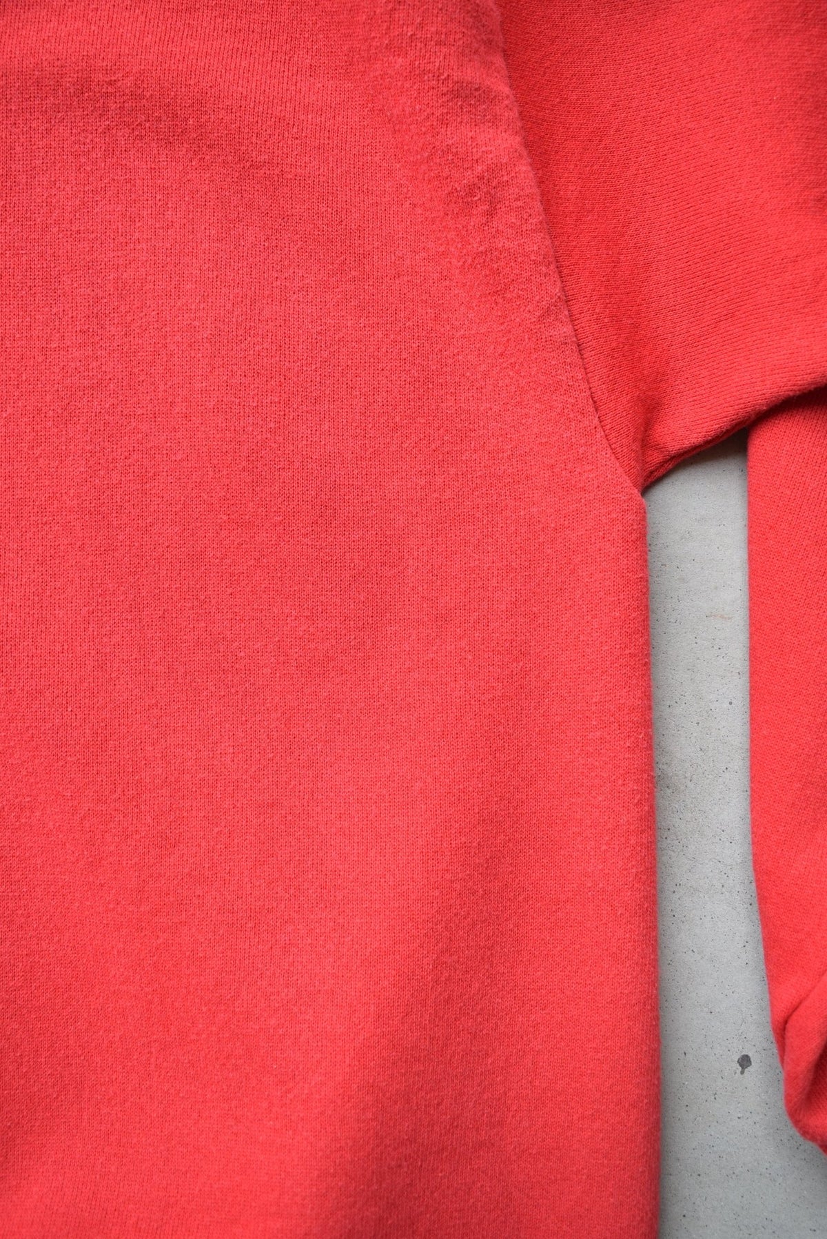 Ohio State University Basketball Red Graphic Crewneck — 1990s (M) - Retrospective Store
